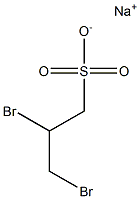 2,3-DIBROMO-1-PROPANESULFONIC ACID SODIUM SALT Struktur