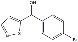 (4-Bromophenyl)(isothiazol-5-yl)methanol
 化学構造式