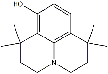 1,1,7,7-TETRAMETHYL-2,3,6,7-TETRAHYDRO-1H,5H-PYRIDO[3,2,1-IJ]QUINOLIN-8-OL 化学構造式