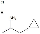 2-CYCLOPROPYL-1-METHYL-ETHYLAMINE HCL Structure