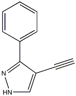 4-ETHYNYL-3-PHENYL-1H-PYRAZOL Structure