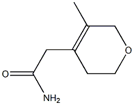 2-(5-Methyl-3,6-Dihydro-2H-Pyran-4-yl)Acetamide,,结构式