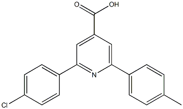 2-(4-chlorophenyl)-6-p-tolylpyridine-4-carboxylic acid