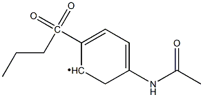 5-Acetamido-2-(1-oxo-butyryl)phenyl,,结构式
