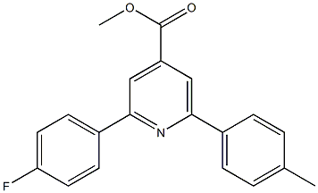 methyl 2-(4-fluorophenyl)-6-p-tolylpyridine-4-carboxylate