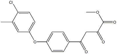 methyl 4-(4-(4-chloro-3-methylphenoxy)phenyl)-2,4-dioxobutanoate