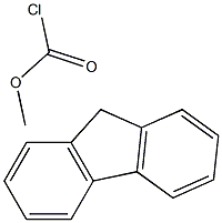 FLUORENE METHOXY CARBONYL CHLORIDE Structure