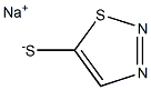 SODIUM SALT OF 5-MERCAPTO-1,2,3-THIADIAZOLE,,结构式