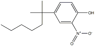 2-NITRO-4-TERT-OCTYLPHENOL Struktur