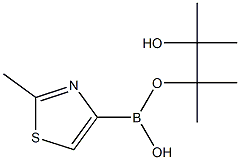 2-METHYLTHIAZOLE-4-BORONIC ACID PINACOL ESTER Structure