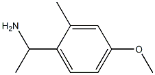 1-(4-METHOXY-2-METHYLPHENYL)ETHANAMINE Struktur