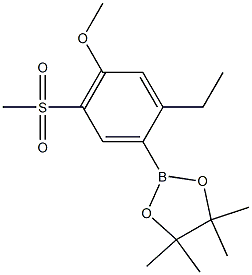 2-[2-ETHYL-4-METHOXY-5-(METHYLSULFONYL)PHENYL]-4,4,5,5-TETRAMETHYL-1,3,2-DIOXABOROLANE