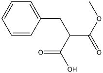 2-BENZYL-3-METHOXY-3-OXOPROPANOIC ACID 化学構造式
