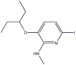  3-(1-ETHYLPROPOXY)-6-IODO-N-METHYLPYRIDIN-2-AMINE