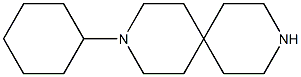 3-CYCLOHEXYL-3,9-DIAZASPIRO[5.5]UNDECANE,,结构式