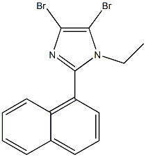  4,5-DIBROMO-1-ETHYL-2-(1-NAPHTHYL) -1H-IMIDAZOLE