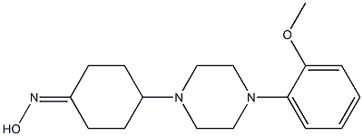 4-[4-(2-METHOXY-PHENYL)-PIPERAZIN-1-YL]-CYCLOHEXANONE OXIME,,结构式