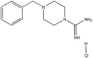 4-BENZYLPIPERAZINE-1-CARBOXIMIDAMIDEHYDROCHLORIDE,,结构式