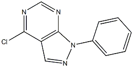 4-CHLORO-1-PHENYL-1H-PYROZOLO[3,4-D]PYRIMIDINE Structure