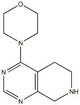 4-MORPHOLIN-4-YL-5,6,7,8-TETRAHYDROPYRIDO[3,4-D]PYRIMIDINE,,结构式