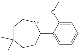 5,5-DIMETHYL-2-(2-METHOXYPHENYL)AZEPANE Structure