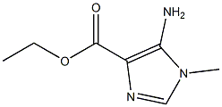 5-AMINO-1-METHYL-1H-IMIDAZOLE-4-CARBOXYLIC ACID ETHYL ESTER Structure