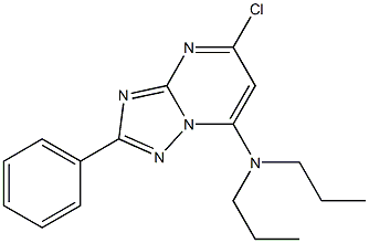  5-CHLORO-2-PHENYL-N,N-DIPROPYL[1,2,4]TRIAZOLO[1,5-A]PYRIMIDIN-7-AMINE