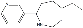 5-ETHYL-2-PYRIDIN-3-YLAZEPANE,,结构式