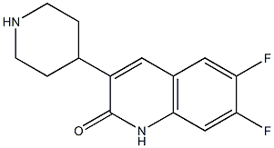  6,7-DIFLUORO-3-PIPERIDIN-4-YLQUINOLIN-2(1H)-ONE