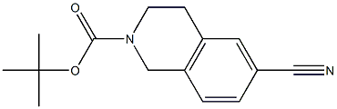 6-CYANO-3,4-DIHYDRO-1H-ISOQUINOLINE-2-CARBOXYLIC ACID TERT-BUTYL ESTER Struktur