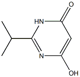 6-HYDROXY-2-ISOPROPYLPYRIMIDIN-4(3H)-ONE Struktur