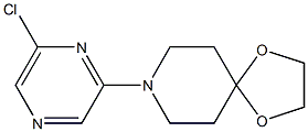 8-(6-CHLOROPYRAZIN-2-YL)-1,4-DIOXA-8-AZASPIRO[4.5]DECANE Structure