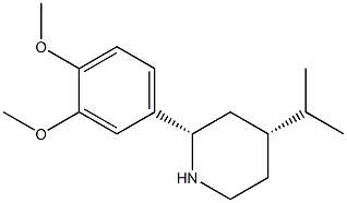  CIS-2-(3,4-DIMETHOXYPHENYL)-4-ISOPROPYLPIPERIDINE