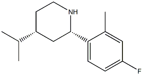  CIS-2-(4-FLUORO-2-METHYLPHENYL)-4-ISOPROPYLPIPERIDINE