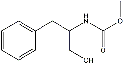METHYL (1-BENZYL-2-HYDROXYETHYL)CARBAMATE,,结构式