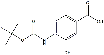 Boc-4-Amino-3-Hydroxybenzoic Acid Structure