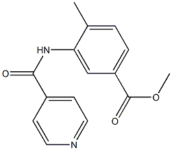 methyl 4-methyl-3-[(4-pyridylcarbonyl)amino]benzoate Structure