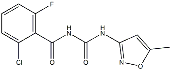  N-(2-chloro-6-fluorobenzoyl)-N'-(5-methylisoxazol-3-yl)urea