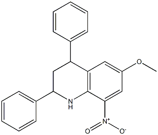  6-methoxy-8-nitro-2,4-diphenyl-1,2,3,4-tetrahydroquinoline