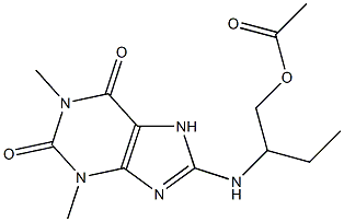  2-[(1,3-dimethyl-2,6-dioxo-2,3,6,7-tetrahydro-1H-purin-8-yl)amino]butyl acetate