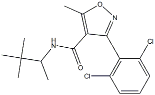 N4-(1,2,2-trimethylpropyl)-3-(2,6-dichlorophenyl)-5-methylisoxazole-4-carboxamide