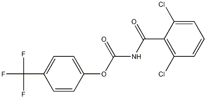 4-(trifluoromethyl)phenyl N-(2,6-dichlorobenzoyl)carbamate