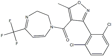 [3-(2,6-dichlorophenyl)-5-methyl-4-isoxazolyl][5-(trifluoromethyl)-2,3-dihydro-1H-1,4-diazepin-1-yl]methanone