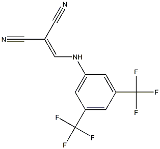 2-{[3,5-di(trifluoromethyl)anilino]methylidene}malononitrile