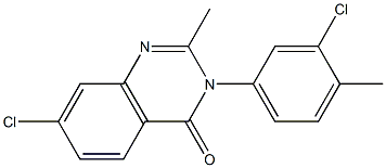 7-chloro-3-(3-chloro-4-methylphenyl)-2-methyl-3,4-dihydroquinazolin-4-one|