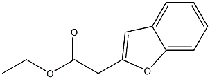 Benzo[b]furan-2-acetic acid ethylester 结构式