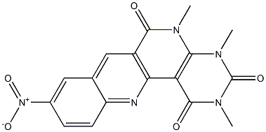 2,4,5-trimethyl-9-nitro-1,2,3,4,5,6-hexahydrobenzo[b]pyrimido[4,5-h][1,6]naphthyridine-1,3,6-trione