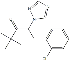 1-(2-chlorophenyl)-4,4-dimethyl-2-(1H-1,2,4-triazol-1-yl)-3-pentanone|