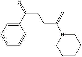 1-phenyl-4-piperidinobutane-1,4-dione Struktur