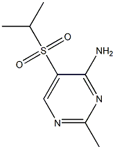 4-Amino-5-isopropylsulphonyl-2-methylpyrimidine Structure